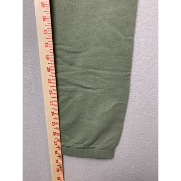 Roots Pants Womens Medium Green Knit Joggers Sweatpants Spellout Logo Pull On - Picture 6 of 9